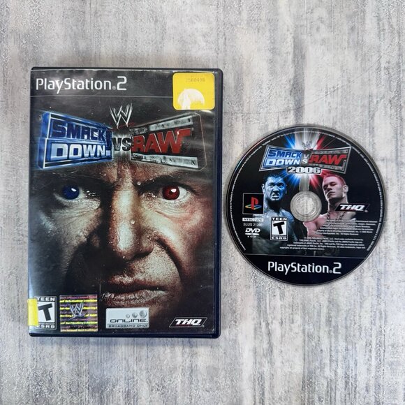 WWE SmackDown! vs. Raw (PlayStation 2, PS2 2004) No Manual Tested - Picture 1 of 5